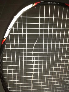 Badminton Strings Break
